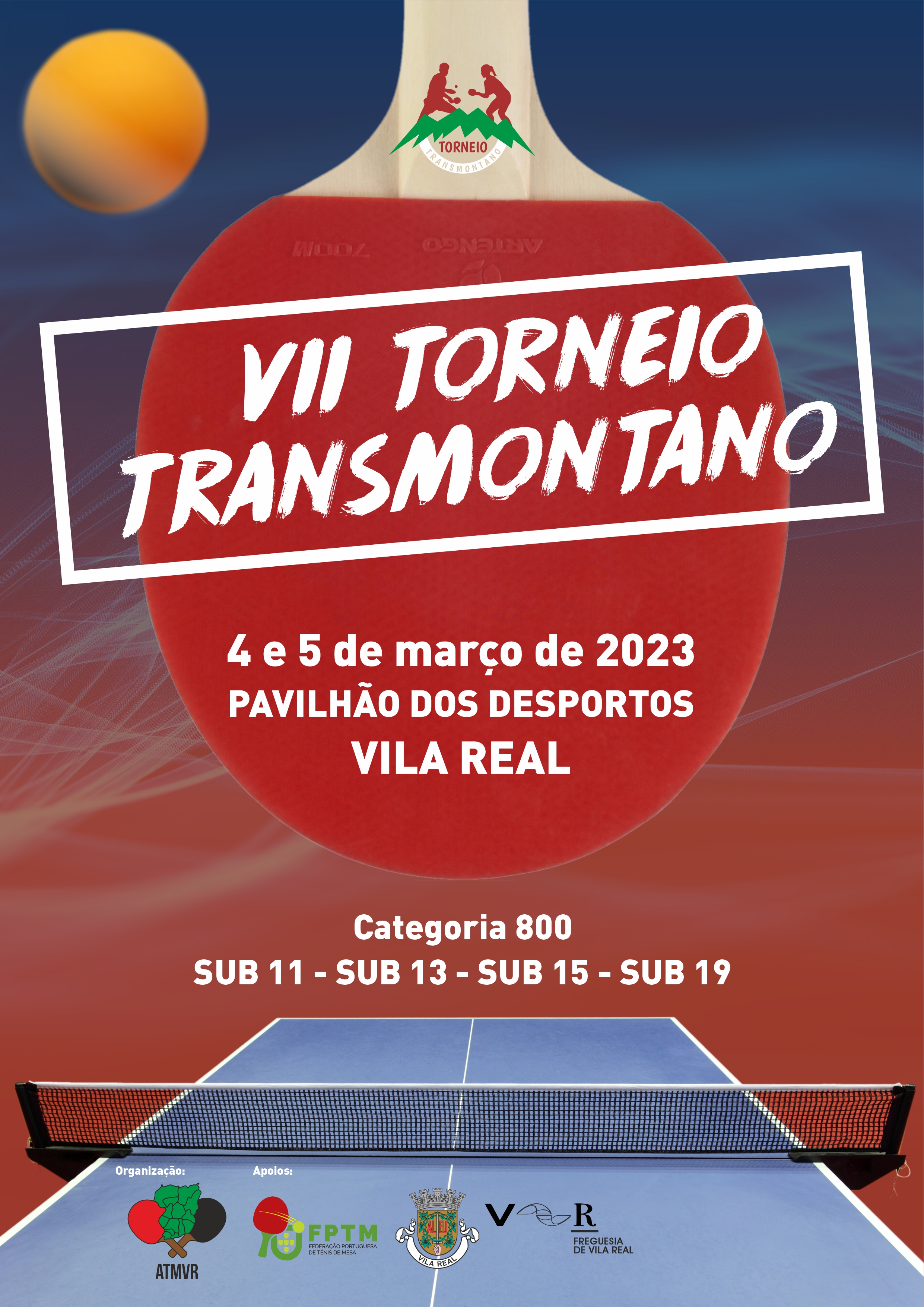 Cartaz do VII Torneio Transmontano