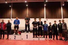 Pódio Sub15 Masculinos Individuais