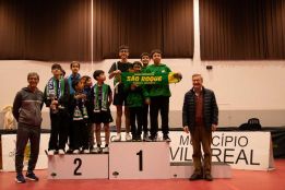 Pódio Sub13 Masculinos Equipas